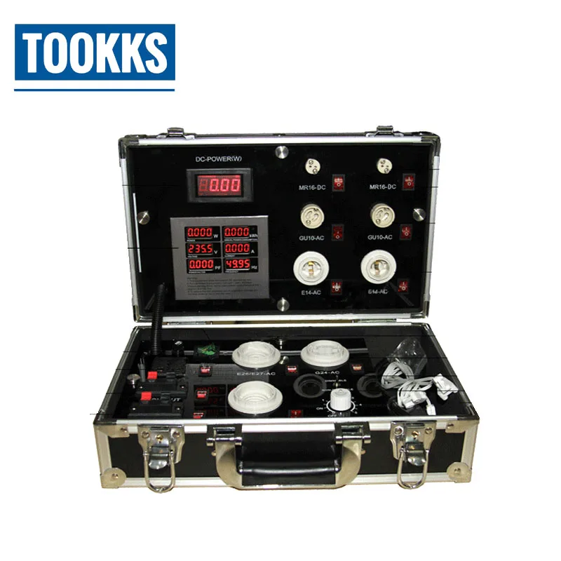  Portable 3521-7P LED Demo Case Energy-Saving LED Digital Display Test Box LED Lighting Show Case