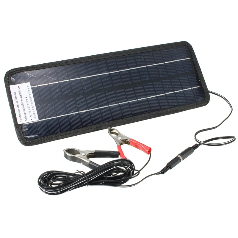 Portable 12V 4.5W Solar Panel Power System Maintainer Car Boat Battery Charger