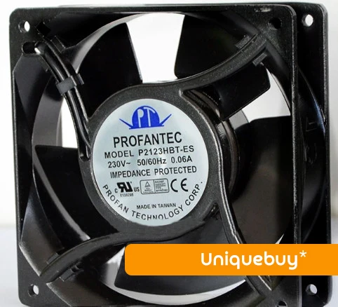

Axial flow fan 13.2W High temperature resistance 220V for PROFANTEC 0.06A P2123HBT-ES