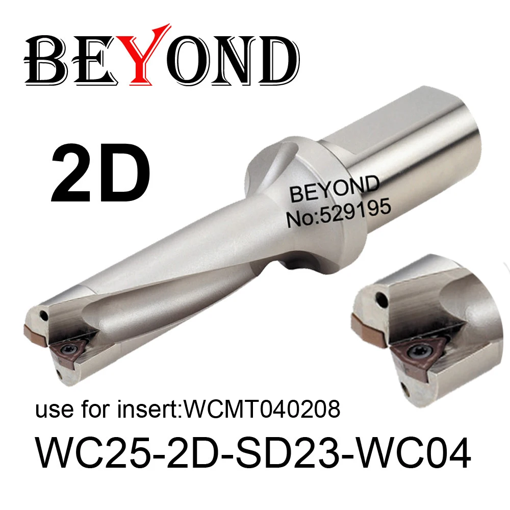 

WC indexable insert U Drilling Shallow Hole indexable insert drills 2D-SD23 or 2D-SD23.5 23MM 23.5MM use carbide insert WCMX
