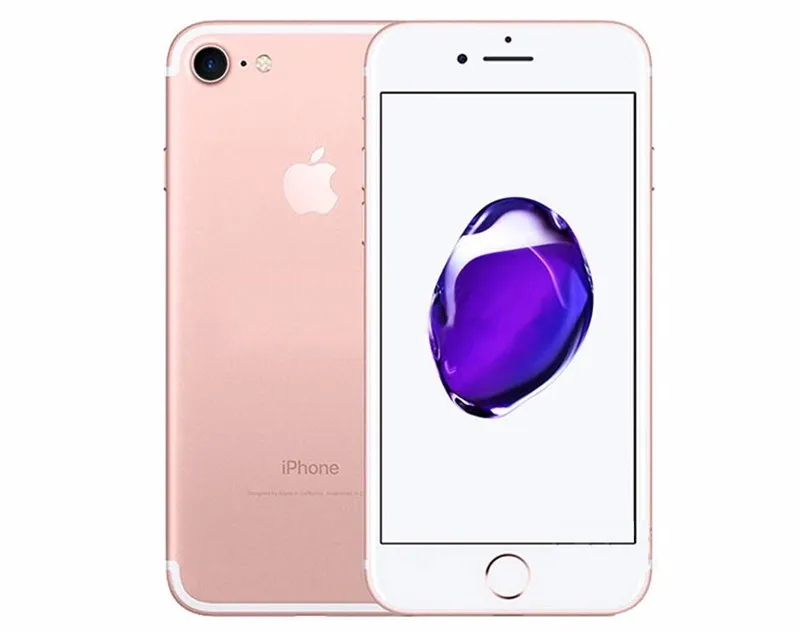 Apple iPhone 7 4 г LTE сотовый телефон 32/128 ГБ/256 ГБ IOS 12.0MP + 7.0MP Камера quad-Core отпечатков пальцев 4,7 "4 К видео