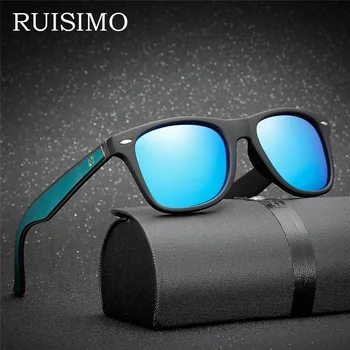 

Polaroid sunglasses Unisex Square Vintage Sun Glasses Famous Brand Sunglases polarized Sunglasses retro Feminino For Women Men