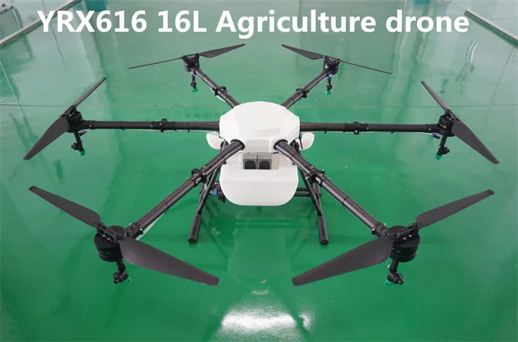 

YRX616 16L 16KG agricultural spray drone quadcopter with E5000/X8 power system JIYI K ++ flight controller UAV