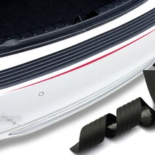 Автомобильный Стайлинг, задний бампер резиновый протектор для Volkswagen vw Touran, golf, bora, jetta, passat