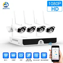 Wireless CCTV System 1080P 1TB HDD 2MP 4CH NVR IP IR-CUT outdoor CCTV Camera IP Security System video Surveillance Kit 4ch cctv camera system nvr kit outdoor ip camera wireless outdoor ir cut security camera system video surveillance set dvr p2p