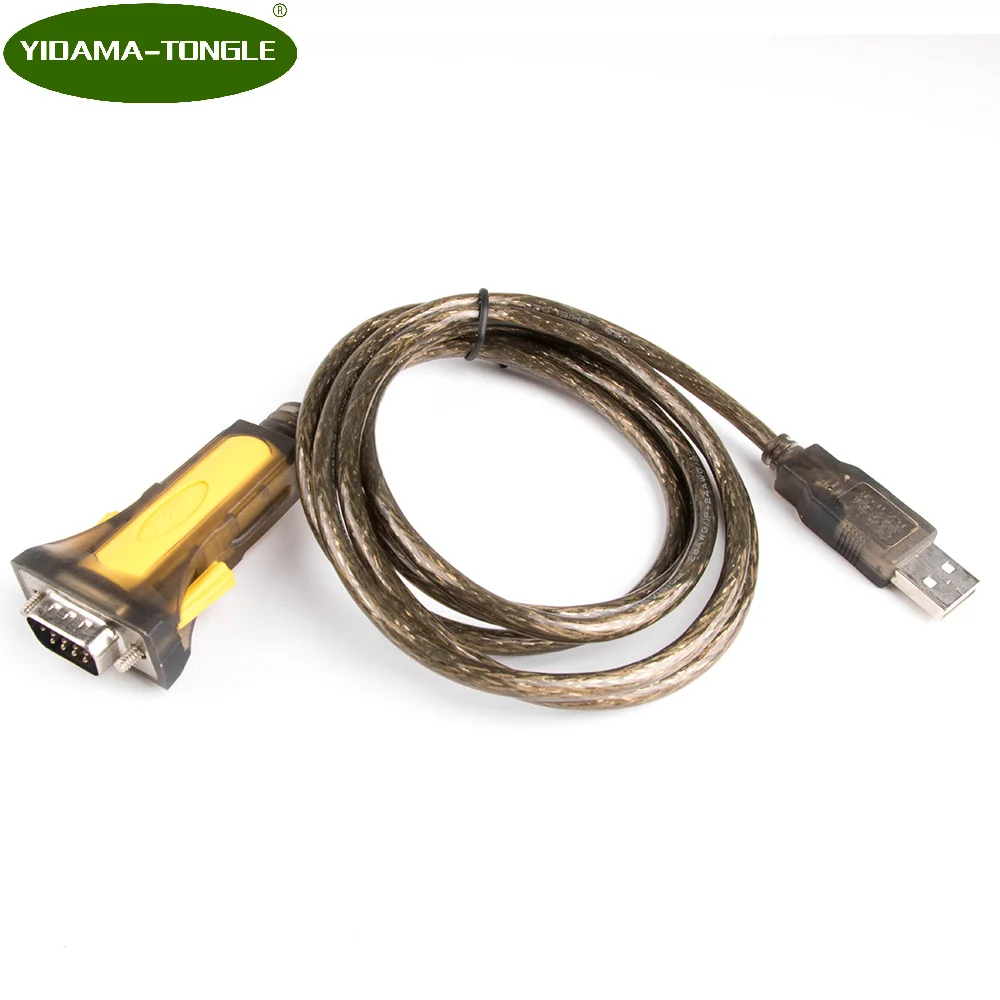 Cabo serial usb para rs232 db9 macho a, adaptador conversor com chipset ...