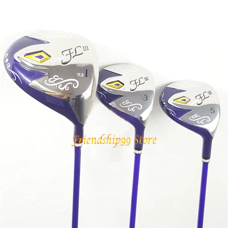 Новый женский гольф клуб Maruman FL III driver фреза из дерева железа putte Golf полный