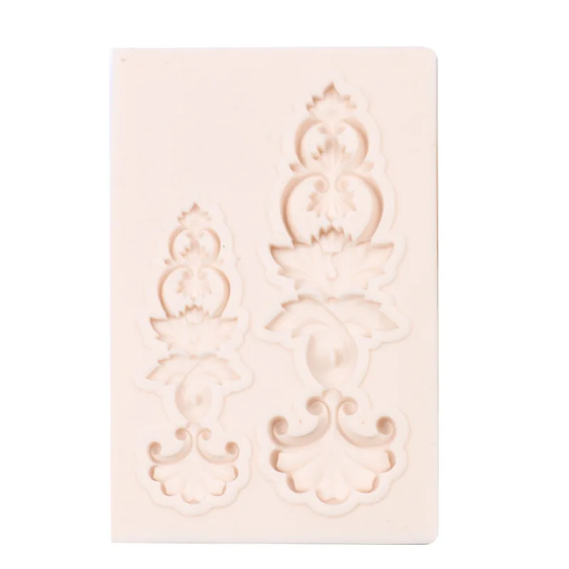 DIY European Embossed Liquid Silicone Fondant Cake Mould Baking Decoration tools Chocolate Cupcake Mold Cake Border Pastry Tools2