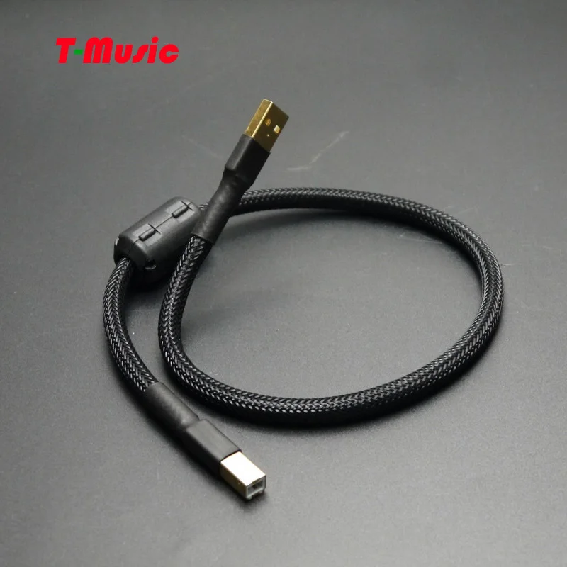 1PCS Type A B HiFi USB Cable For DAC AMP , 0.5M / 1M / 2M-in USB Cables ...