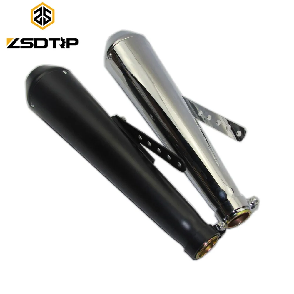 ZSDTRP Motorcycle muffler antiqued vintage fashion Electroplating and