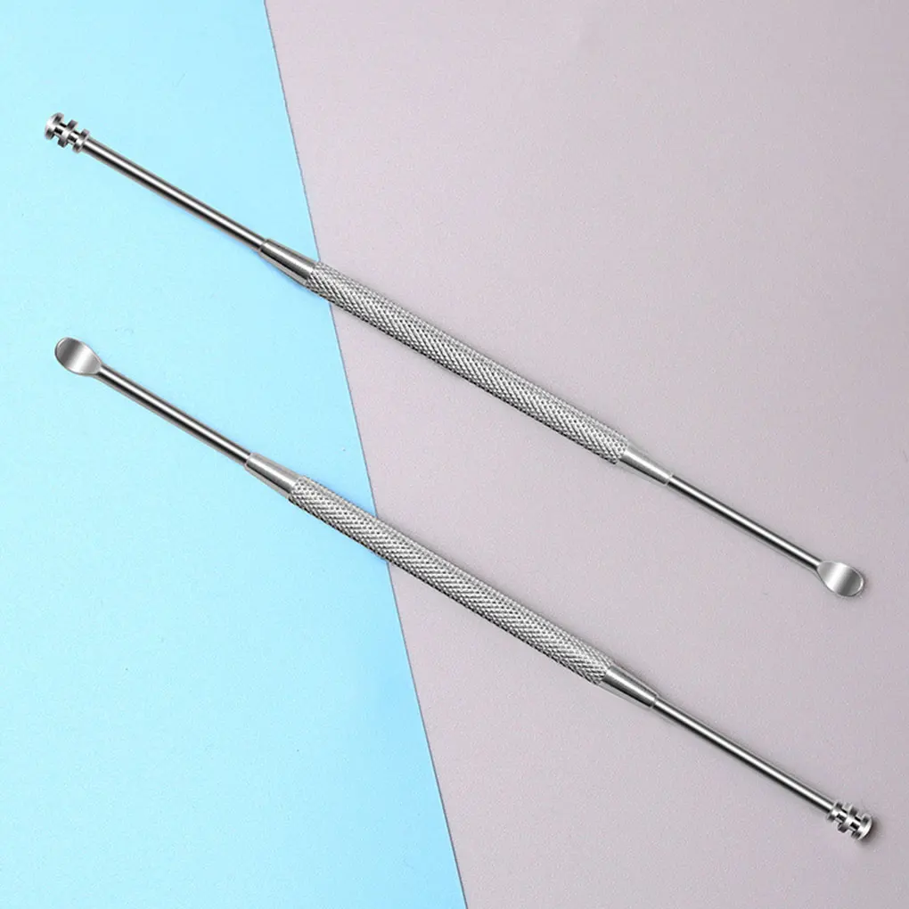 

2018 New Stainless Steel Portable Earpick Ear Care Tools Safe Ear Spoon Digging Cleanning Tools