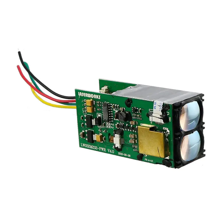 LaserWorks 1500 м RS232 лазерный датчик расстояния LRF модуль TOF лазерный дальномер для промышленной автоматизации