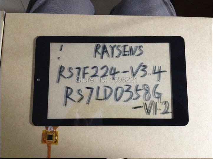 

New High quality flat capacitive for RS7F224-V3.4 touch screen Digitizer free shipping