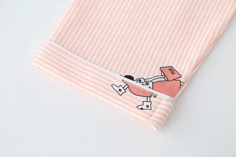spring thin cotton home clothing striped (4)