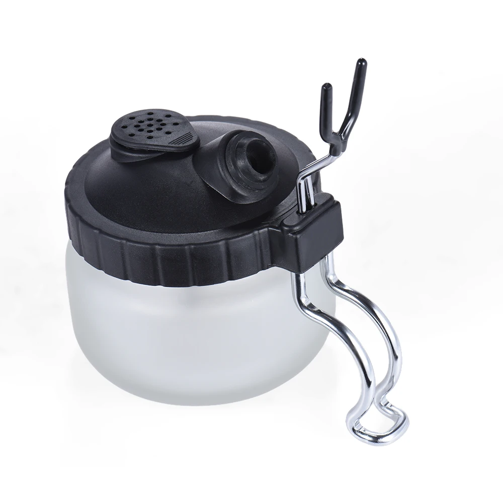 TD 888A Airbrush Cleaning Pot Clean Paint Jar Air Brush Holder 304mlin