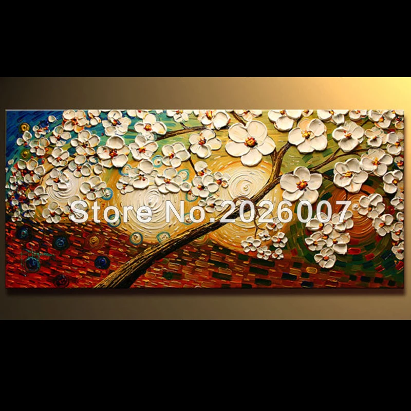 

Hand Painted Abstract Modern Home Decoration Kissed by the Sun for Love Palette Thick Palette Knife Oil Painting On Canvas