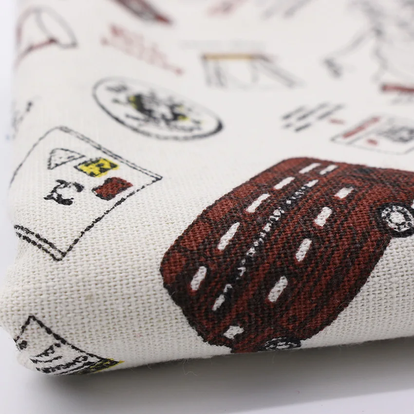 Gedrukt Meter Stof Katoen Linnen Stof voor Naaien Textiel Gordijn ... Gedrukt Meter Stof Katoen Linnen Stof voor Naaien Textiel Gordijn ...