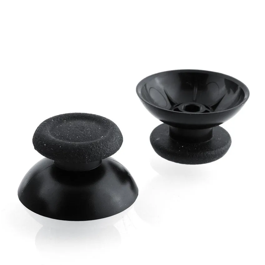 

Phoota 2pcs/set Thumbsticks Thumb Stick Gaming Accessories for Sony Playstation 4 PS4 Controller Video Game Black Color