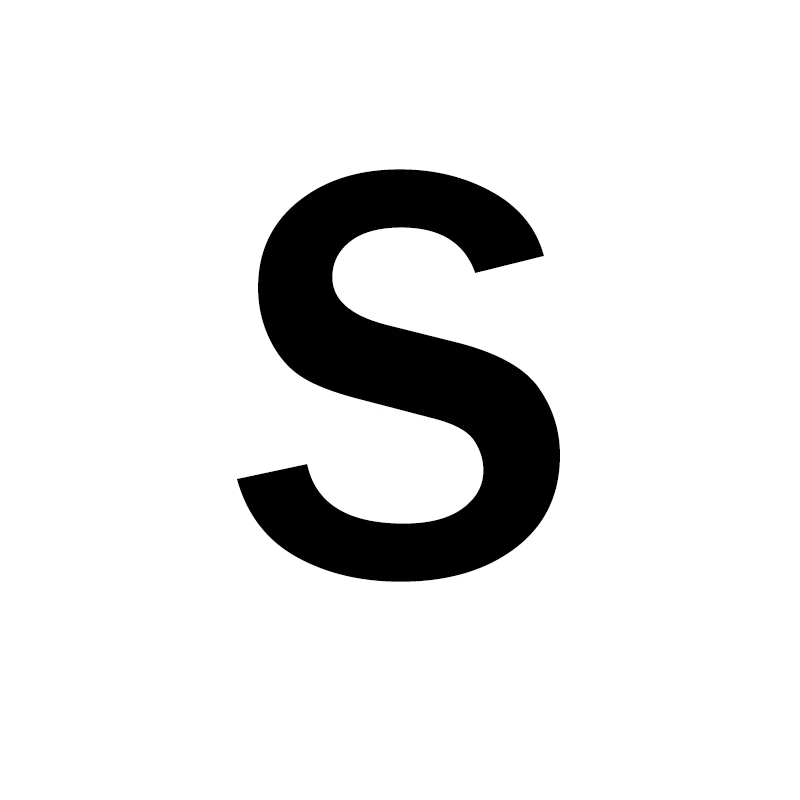 S Унисекс, золото, серебро, цвет, A-Z, 26 букв, первоначальное имя, кольца для мужчин и женщин, геометрический сплав, креативные кольца на палец, ювелирные изделия - Цвет основного камня: S