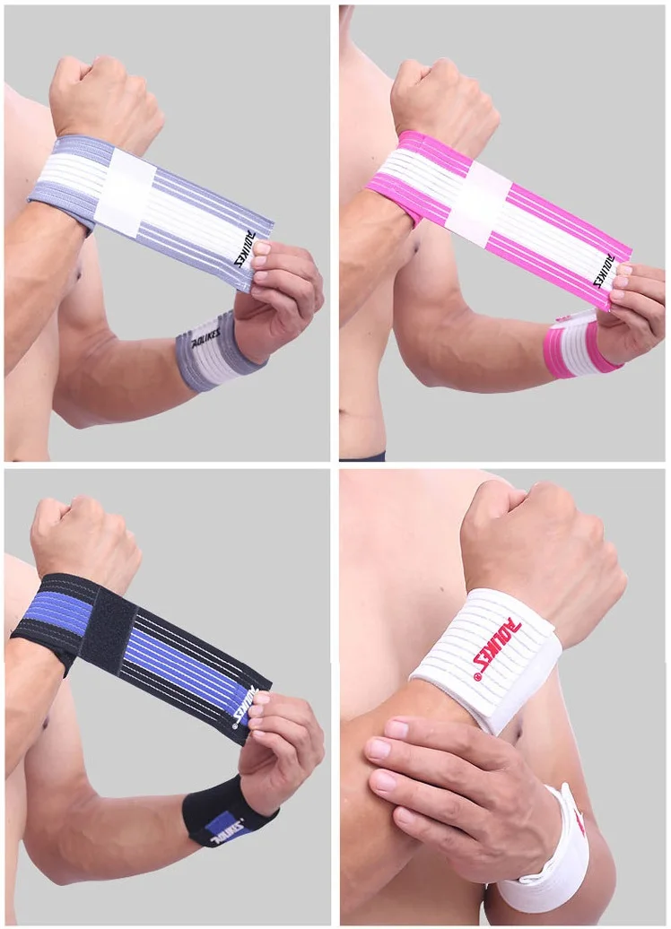 AOLIKES повязка на запястье протектор 1 шт. петля дизайн браслет/Баскетбол Тяжелая атлетика тренировочная повязка/три дополнительных цвета