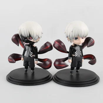 

2 Pcs/Set Tokyo Ghoul Figure Kaneki Ken Model Toy Anime Action Figures Q Version Cartoon Toys PVC Figures Kids 11CM Original Box