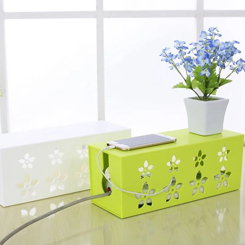 Высокое качество DIY кабели для хранения Организатор box держатель кабеля