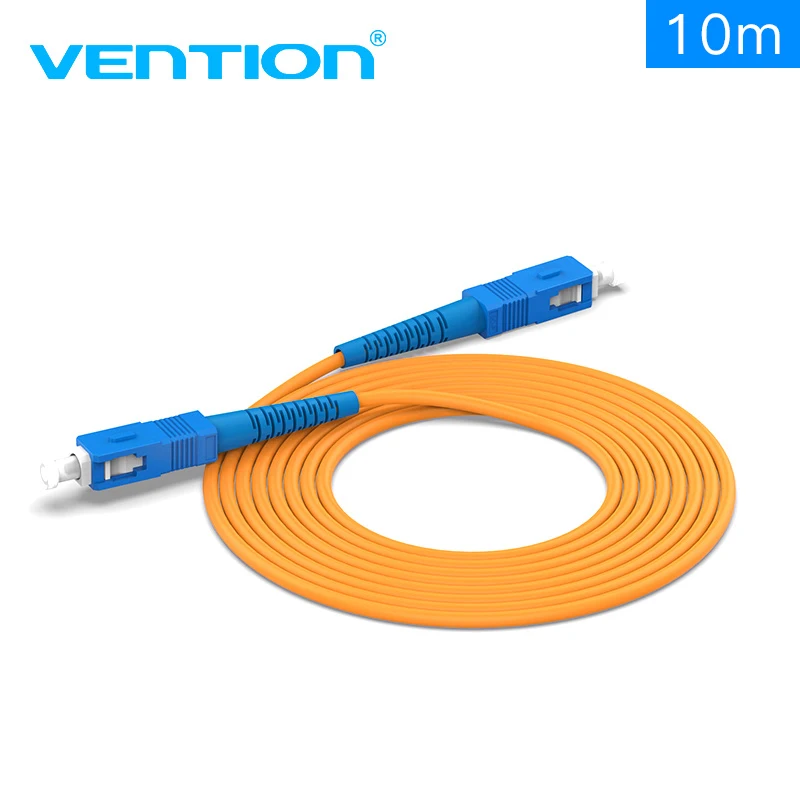 Vention 2018 New SC-SC Single Mode Fiber Optic Patch Cord Jumper wire Top Quality Fiber-Optic Patch Cord Cemaric Ferrule LSZH embroidered flower patch jumper