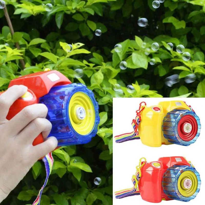 Автоматическая электрическая камера формованное мыло пузырчатая машина множество пузырьков выдувная игрушка машина мигающее звучание для мальчиков и девочек на открытом воздухе