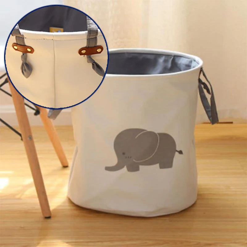 Складная корзина для одежды милая корзина для хранения слона для игрушек тканевая корзина для одежды для детей Складная Прачечная Корзина
