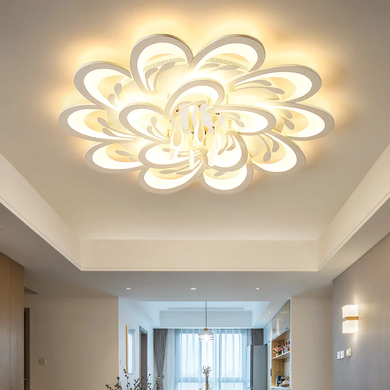 

LICAN Modern LED Ceiling Lights for Bedroom Living room lustre de plafond moderne LED Crystal Dimming Ceiling lamp