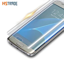3D Curved soft Screen Protector For Samsung Galaxy S7 S6 Edge Full Cover Protective Film For Galaxy S7 Edge(Not Tempered Glass )
