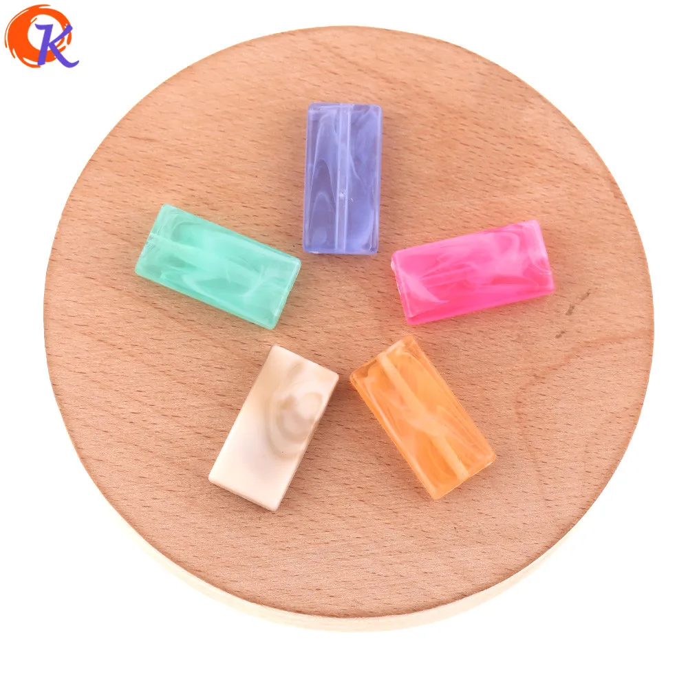 

Cordial Design 12x25mm 100Pcs Jewelry Accessories/Hand Made/Marble Effect Bead/DIY/Beads Making/Earring Findings/Acrylic Beads