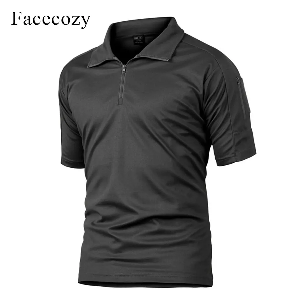 Facecozy мужские спортивные футболки для тренировок на открытом воздухе летняя