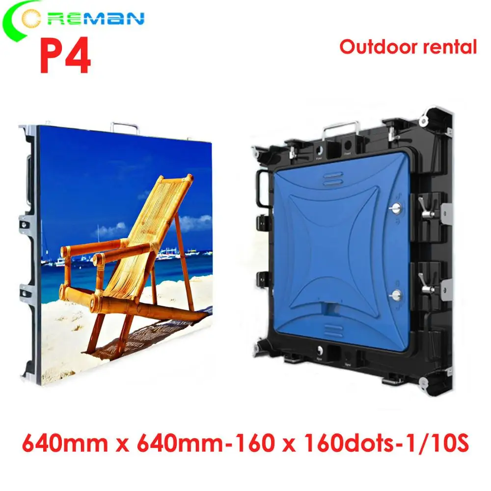 Alibaba express P4 64x64 см светодиодная вывеска чехол посылка жный полноцветный