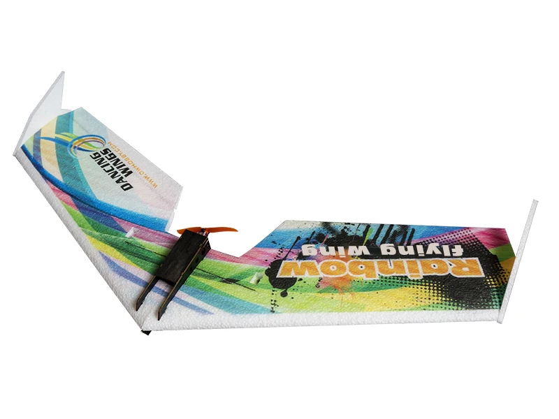 Free Shipping Sales Promotion EPP Airplane Model Rainbow Fly Wing 800mm Wingspan ZAGI  RC PLANE  EPP plane  SPANSWING Delta Wing