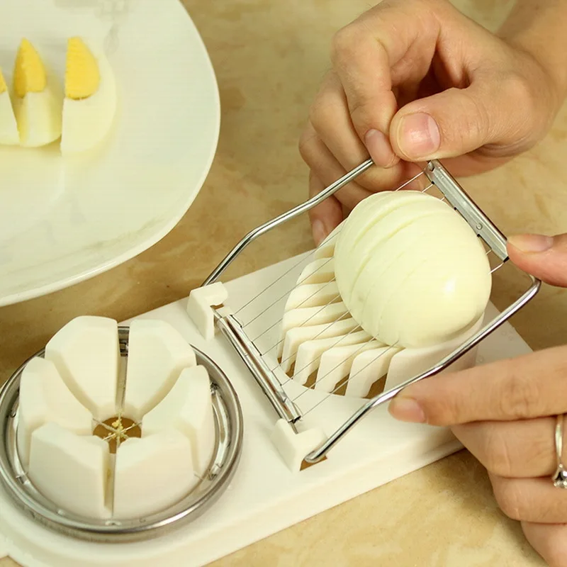 

Multifunctional, two-piece, all-purpose egg cutter, kitchen tool, egg separator, creative, kitchen egg cutter.