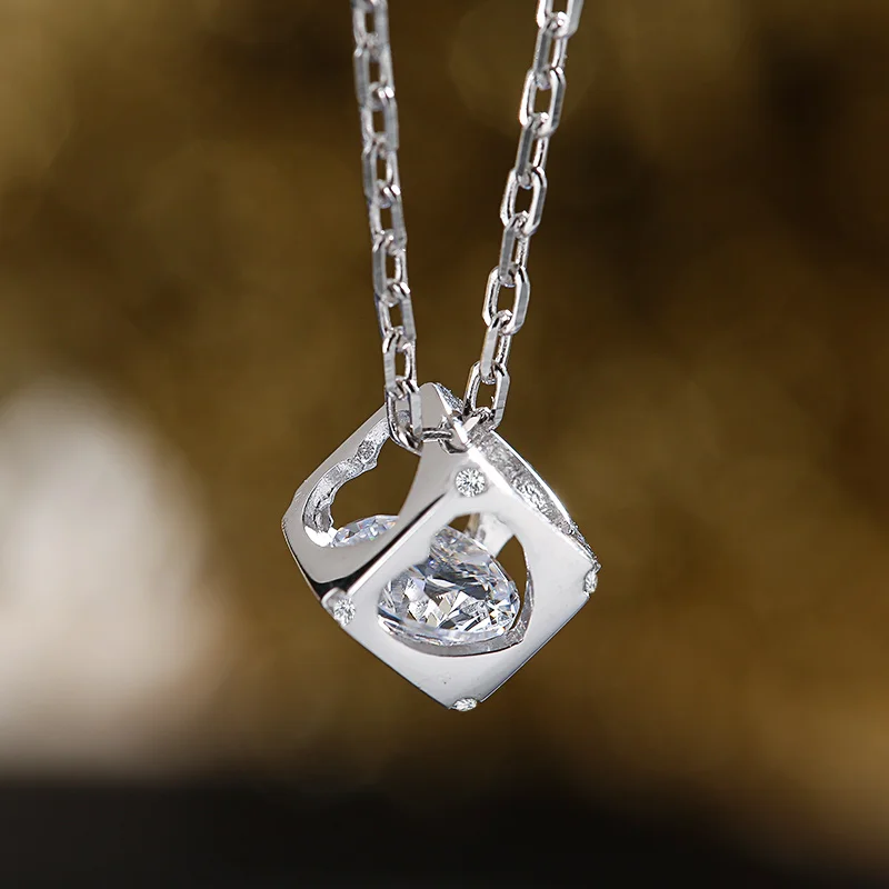 Buy Cheap Silver 925 Jewelry Magic Cube Necklace