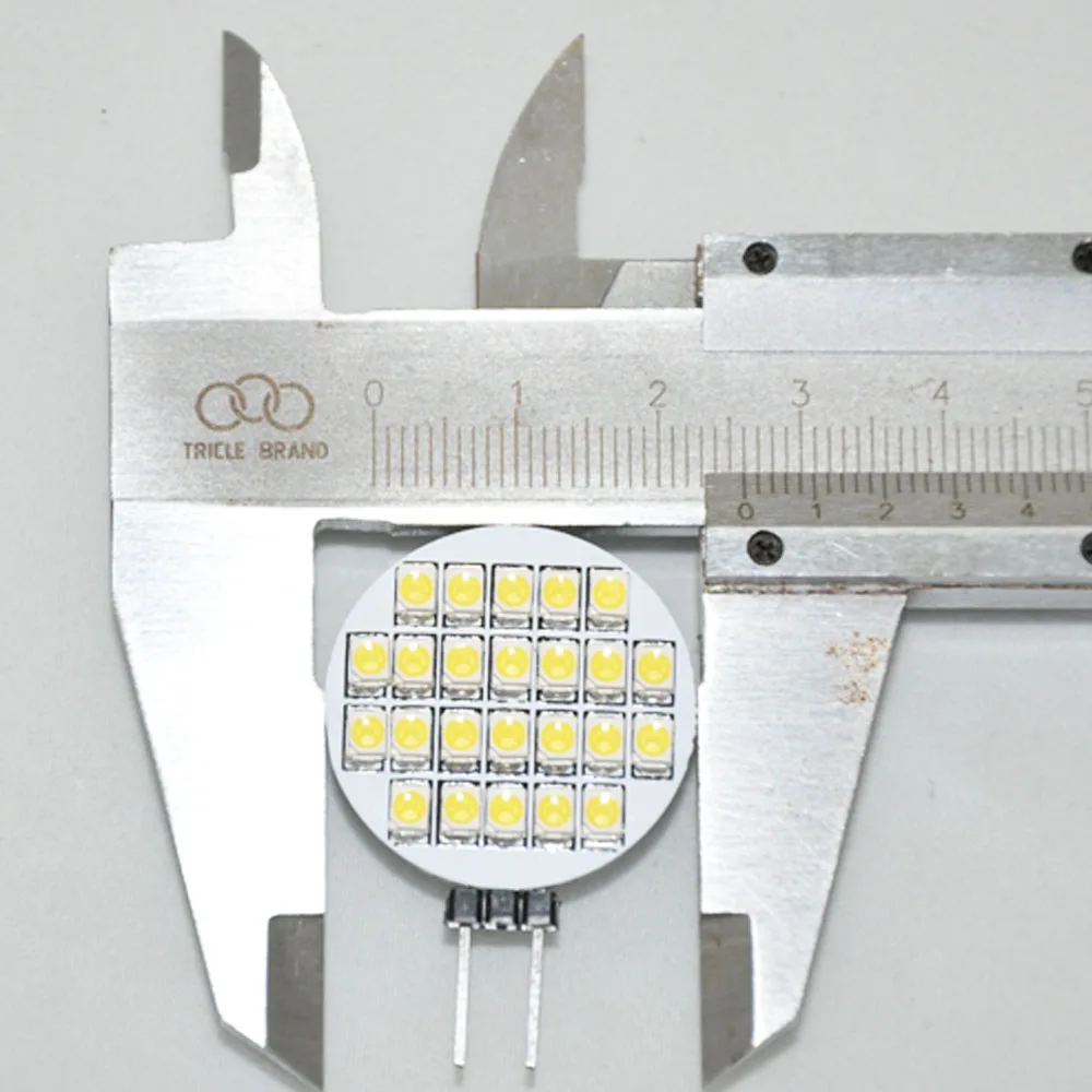 JYL высокая мощность 2 шт 24 LED 3528 SMD G4 светодиодные лампы лампочки теплый белый DC 12V 1W