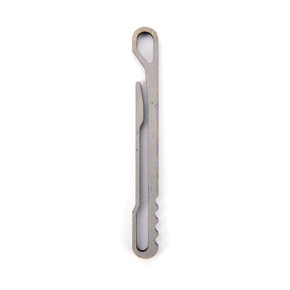 Titanium alloy Quickdraw Strap Clip Hook Keychain Ring EDC