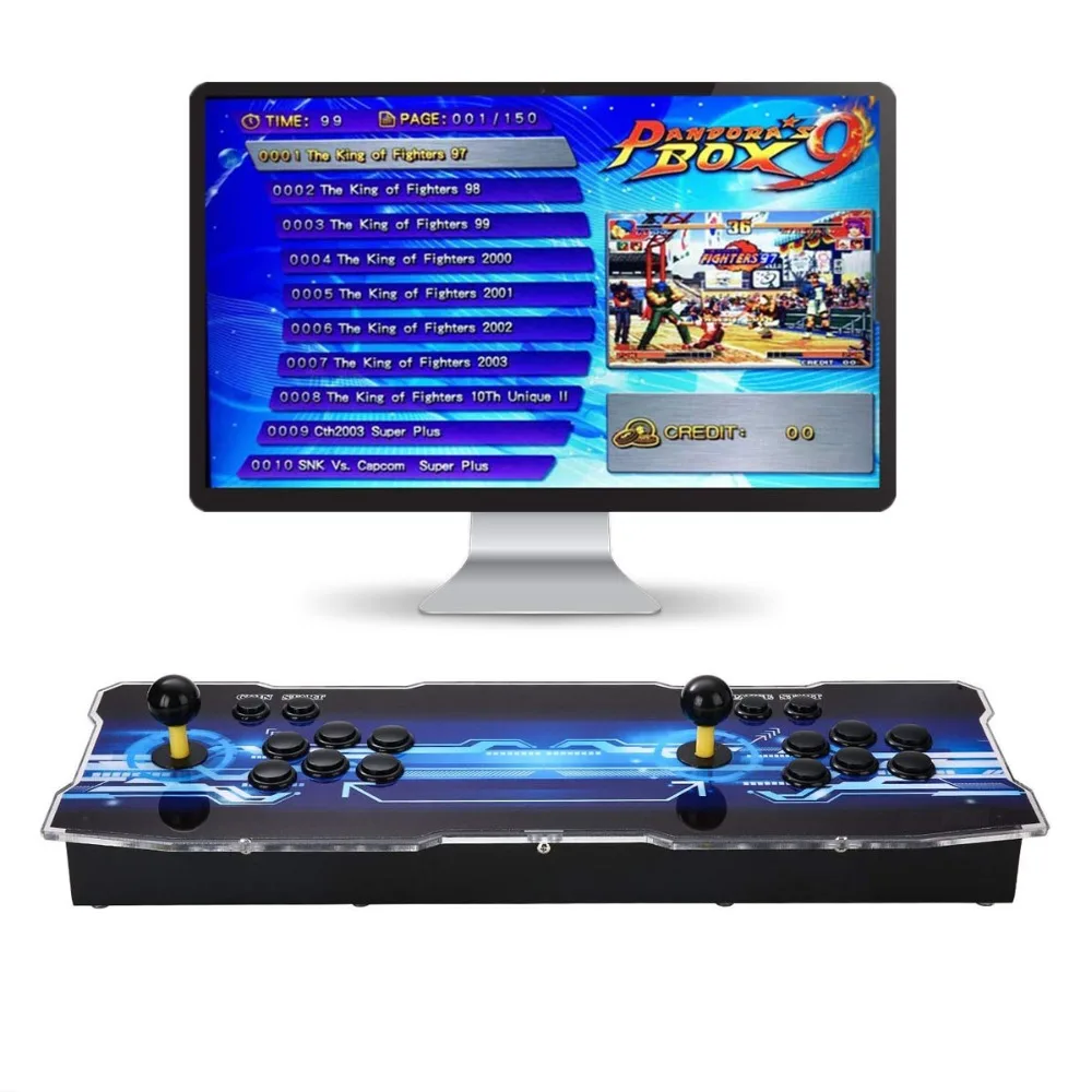 

Real Pandora Box 9D 2222 in 1 Arcade Game Console for TV PC PS3 Monitor 2 Players Machine Favorite List
