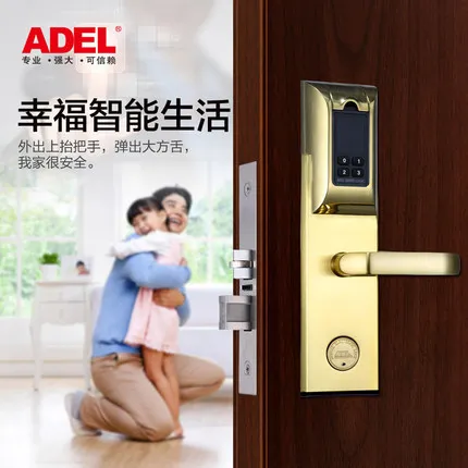 ADEL 4920 Biometric Fingerprint Lock+ Card+ Password+ Key Digital Door Lock NEW 1
