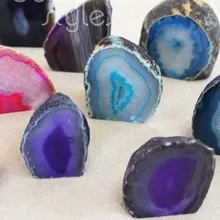 Cocostyles на заказ очаровательный красочный агат конец книги для украшения домашней свадебной вечеринки