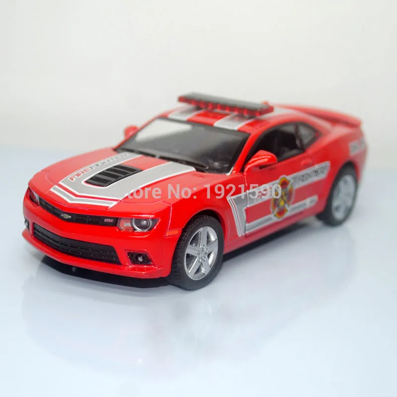 Chevrolet Camaro police version red (2)