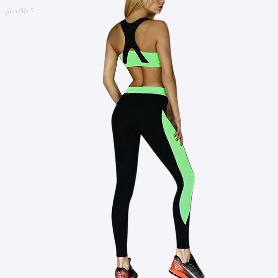 Sexy Fashion Women Top Tight Clothes Slim Fit Short Fitness Bra + Pants