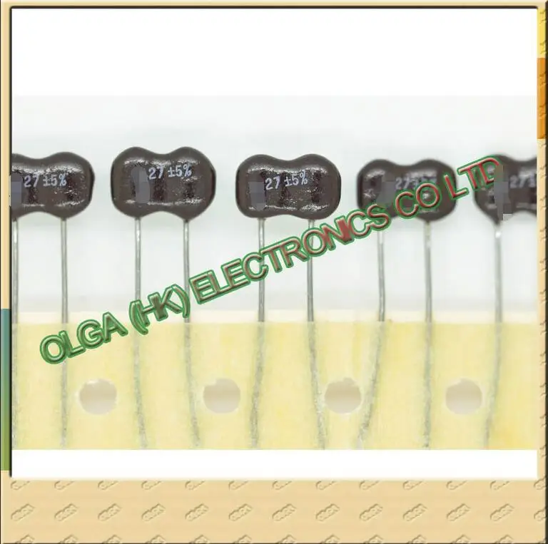 27pF / 500V 5% медный ножной Слюдяной конденсатор 0 027nf оригинальная коробка. |