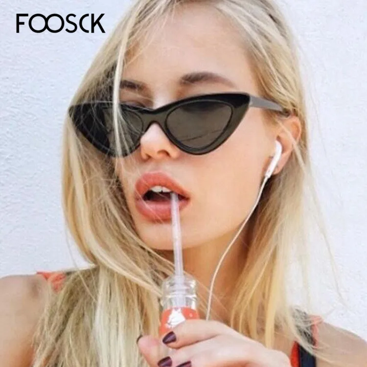 Женские солнцезащитные очки в леопардовой оправе FOOSCK винтажные брендовые