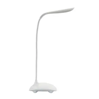 

Cheapest USB Rechargeable Touch Sensor LED Table Desk Bed Lamp Reading Light(White)
