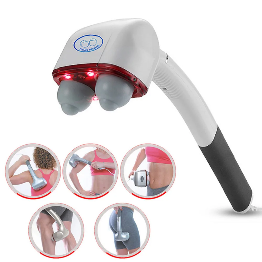Double Head Massage Stick Waist Neck Full Body Massager Infrared Electric Massage Hammer Description back care Double Head Massage Stick Waist Neck Full Body Massager Infrared Electric Massage Hammer Description back care