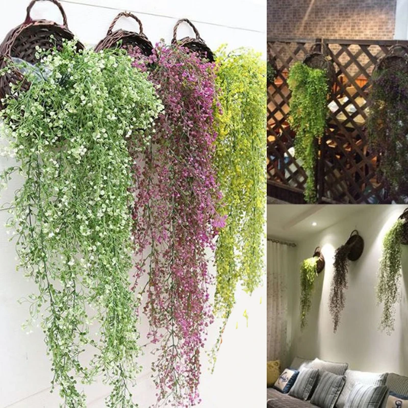 Artifical Decoration Vine Delicate Artificial Ivy Leaf Garland Plant Vine Fake Foliage Wedding Parties Decor Supplies