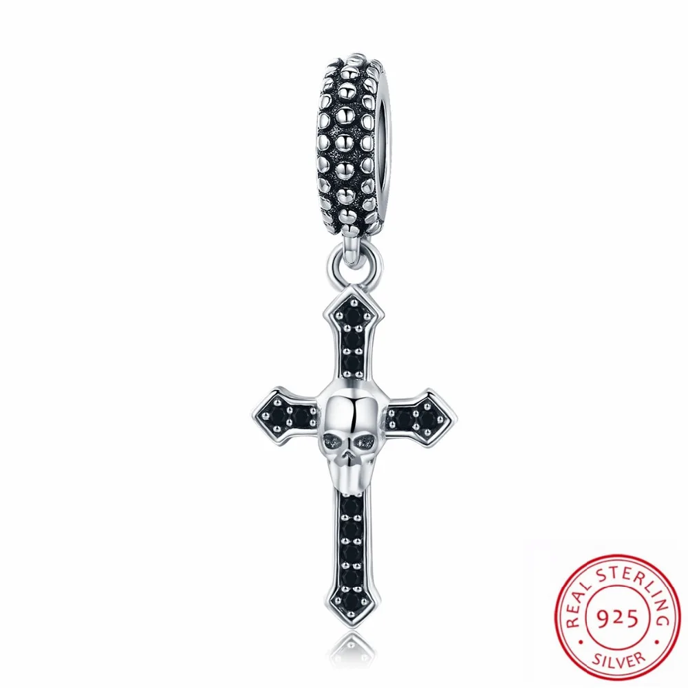 

Personalized Cross Charm Beads Fits Authentic Bangles Silver 925 Charms Original Sterling Silver Jewelry For Women Gifts